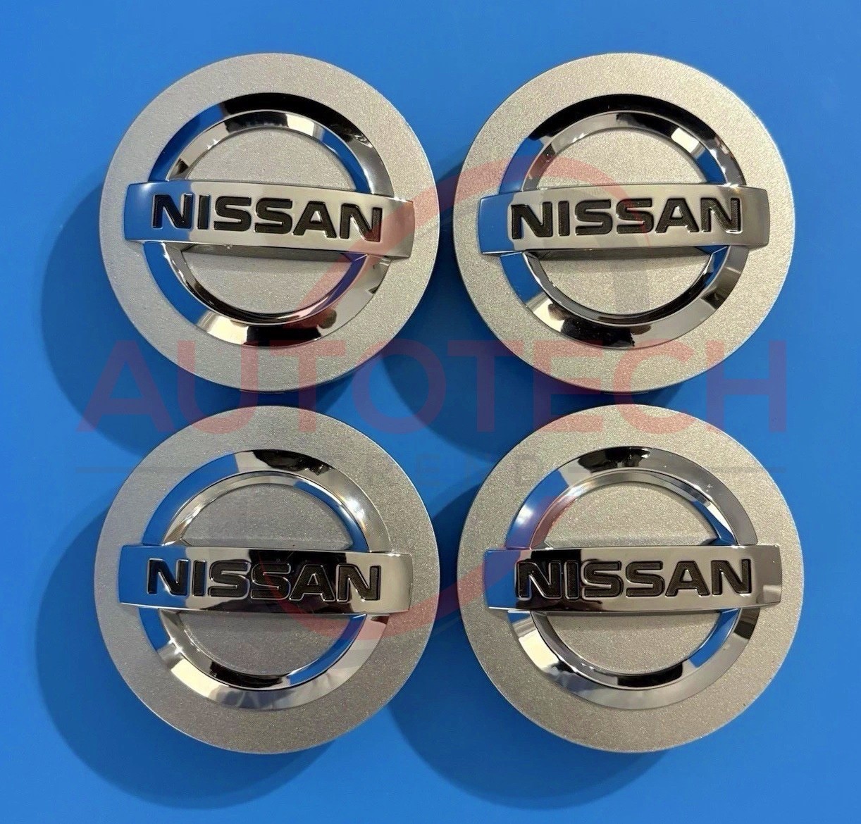 Set of 4 Silver Nissan Wheel Center Cap 54mm for Altima Maxima Murano 40343AU51A