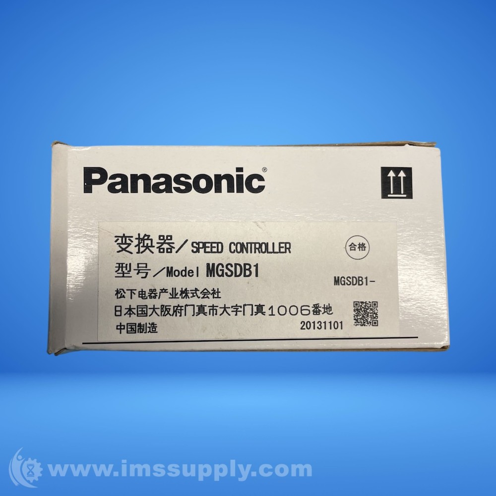 Panasonic MGSDB1 Speed Controller FNOB