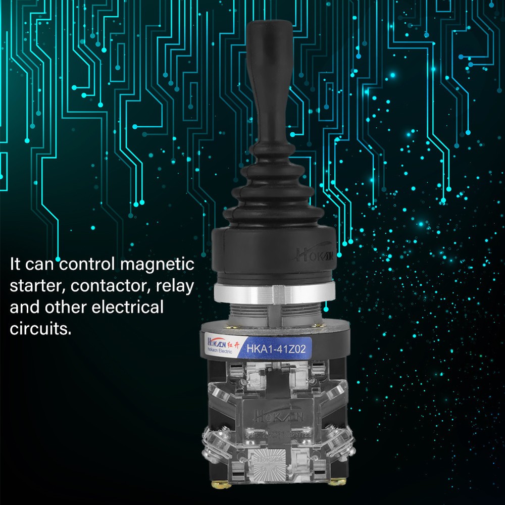 HKA1-41Z02 2-position 2NO Spring Return Momentary JoyStick WobbleReset Switch