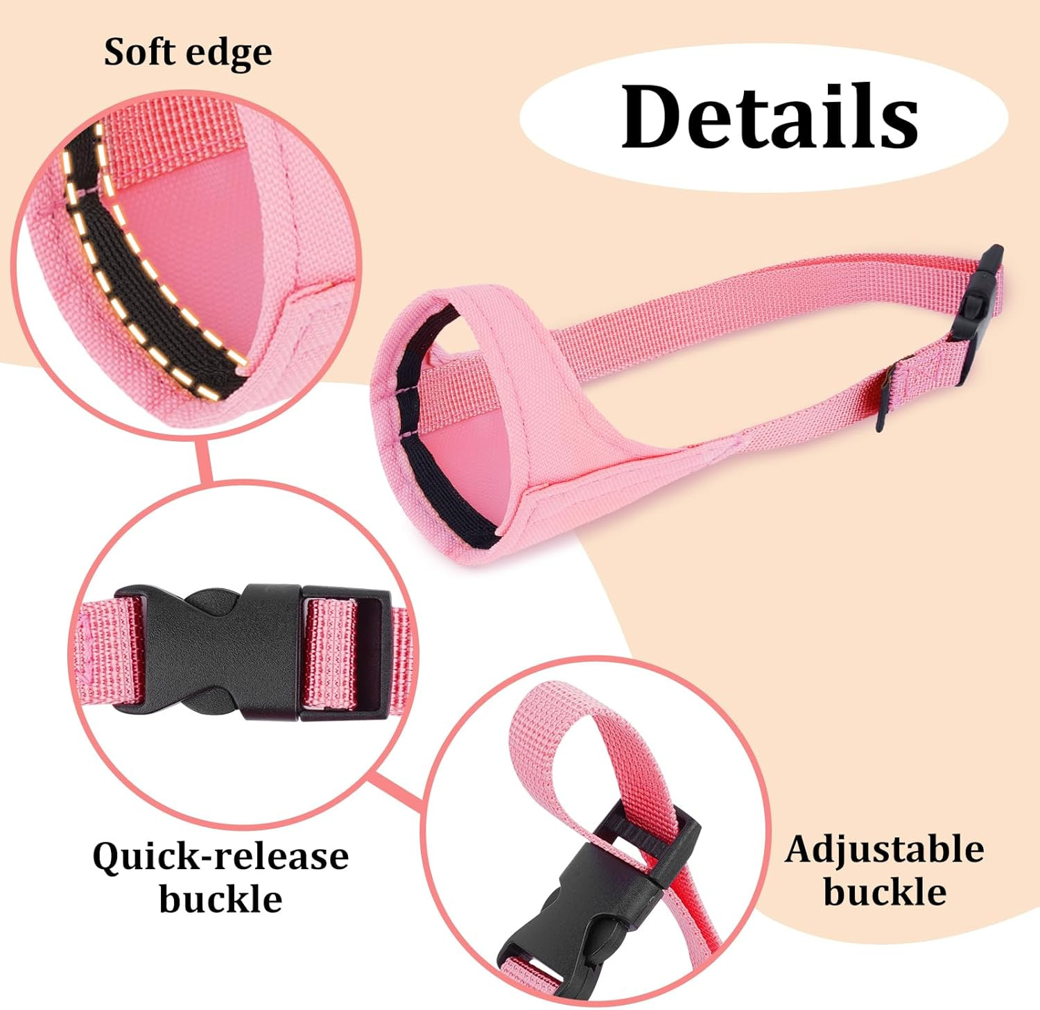 Short Snout Dog Muzzle Small Muzzle for Chihuahua Shih Tzu American Bully Boxer