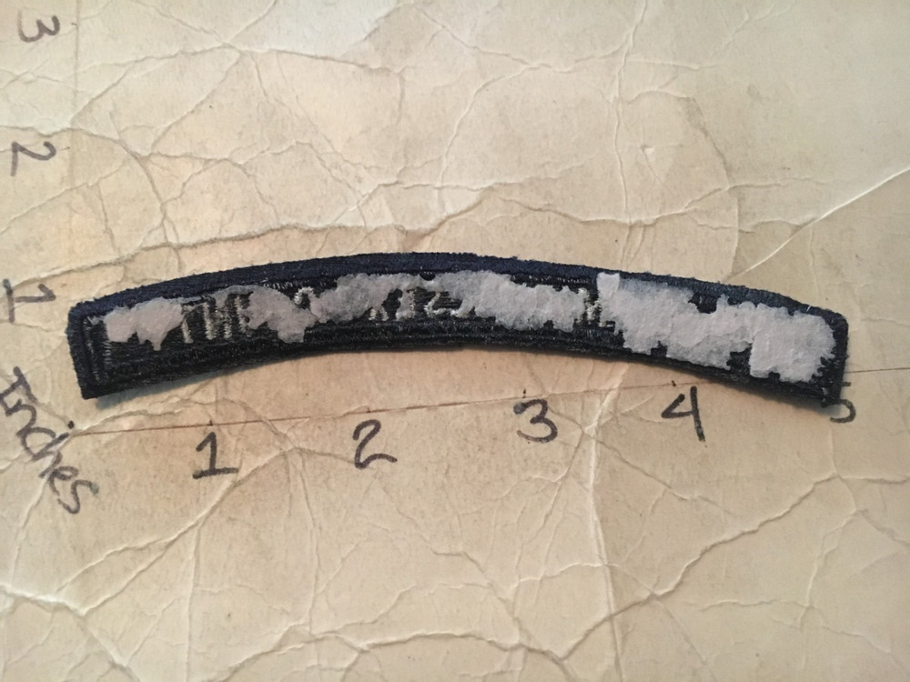 US NAVY SHOULDER STRIP TAB rocker Patch USS Middlesex County