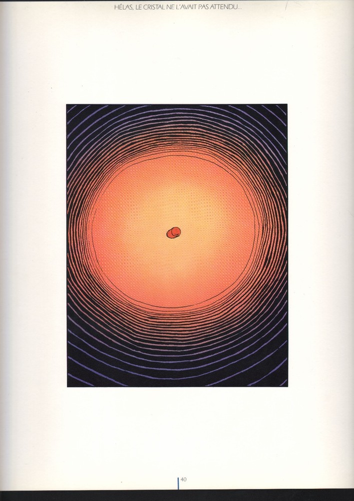 MOEBIUS ART COLOR LITHOGRAPH JEAN GIRAUD UNSIGNED PAGE 40