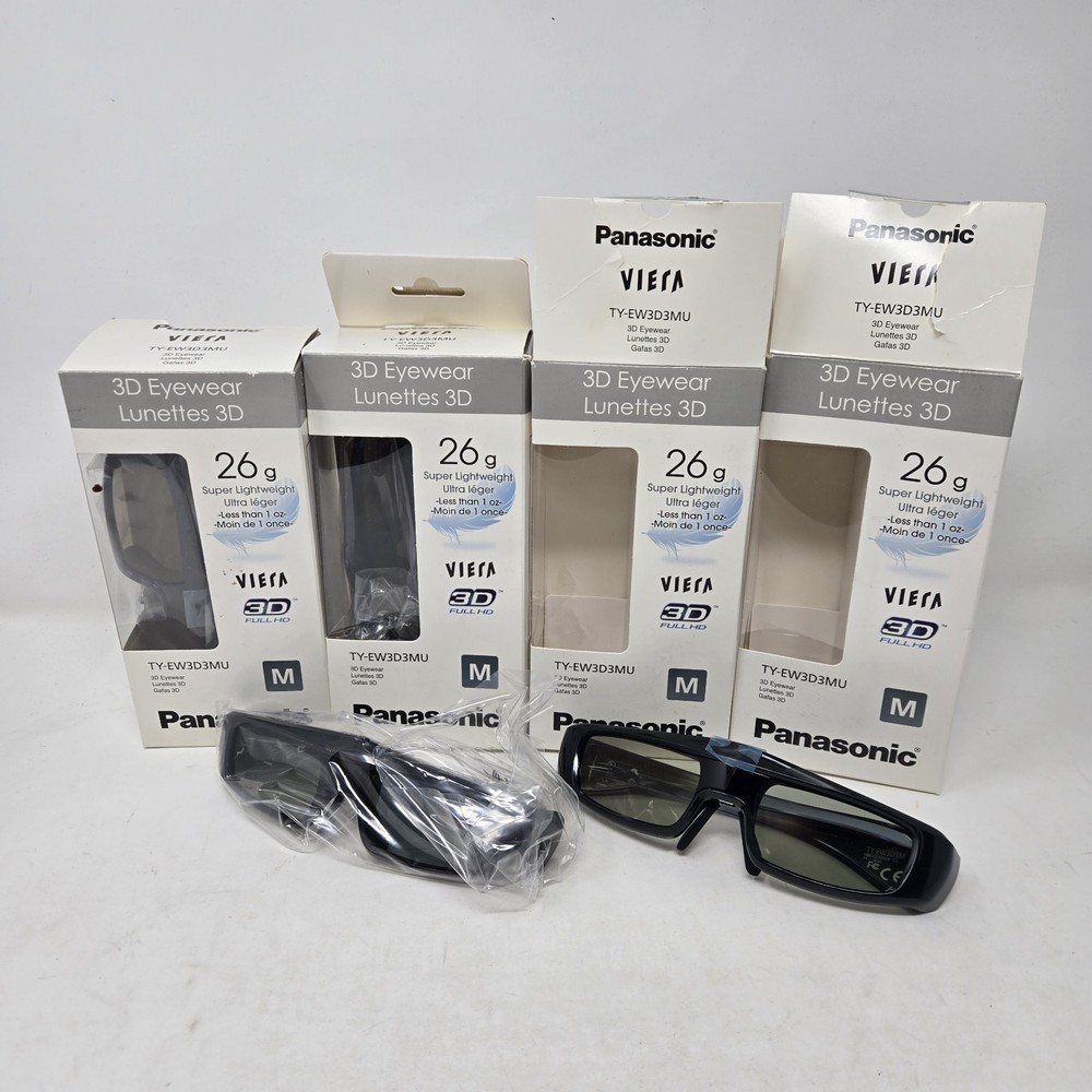 Panasonic TY-EW3D3MU Active 3D Glasses 4 PAIRS