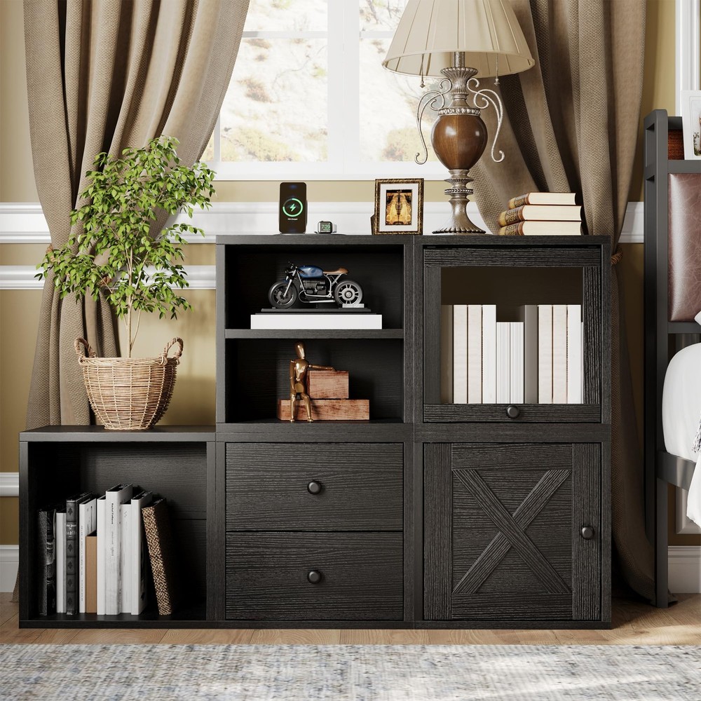 FUSUNBAO Magic DIY Cube Storage Organizer Stackable Cubes for Home Books Clothes