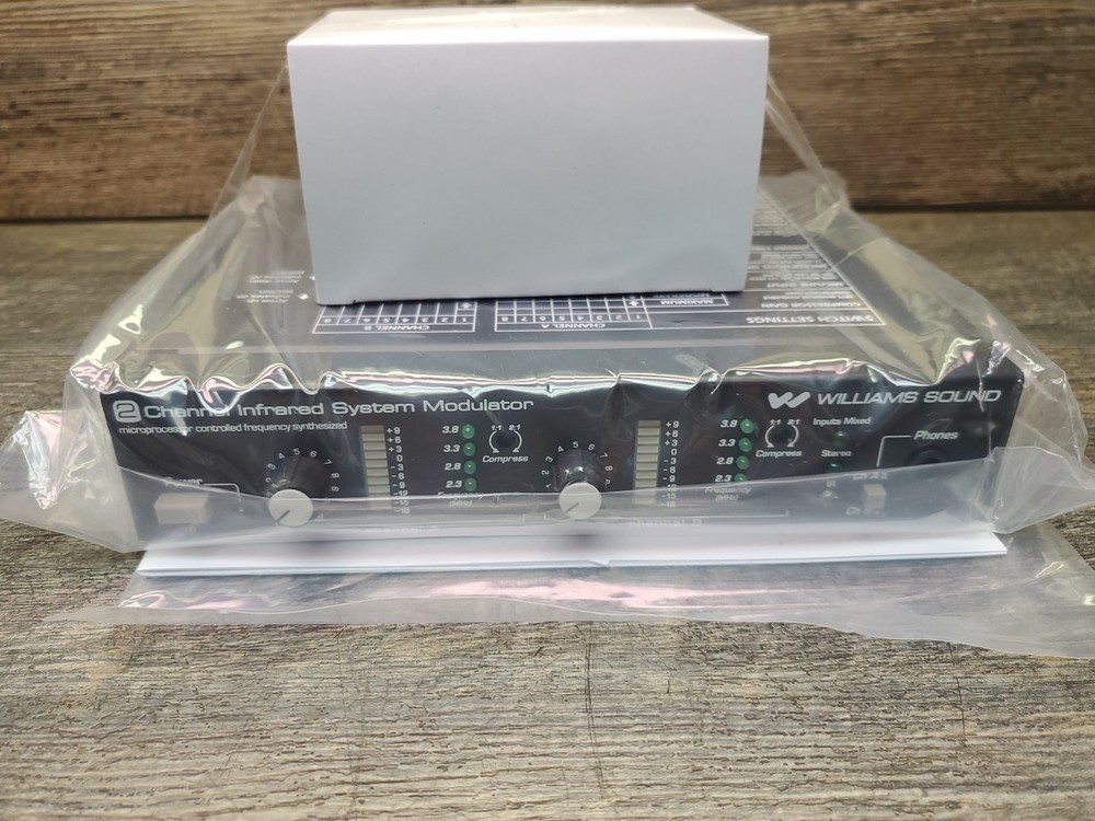New Williams Sound 232 2 Channel Infrared System Modulator Microprocessor