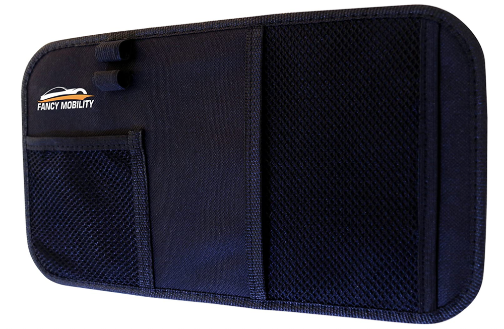 Fancy Mobility Car Sun Visor Organizer Auto Accessories Document Holder Black