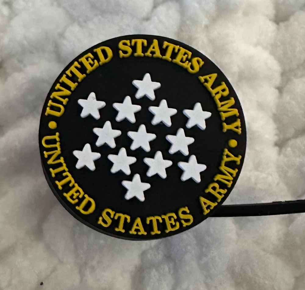 ✨10mm Straw Toppers - US ARMY✨
