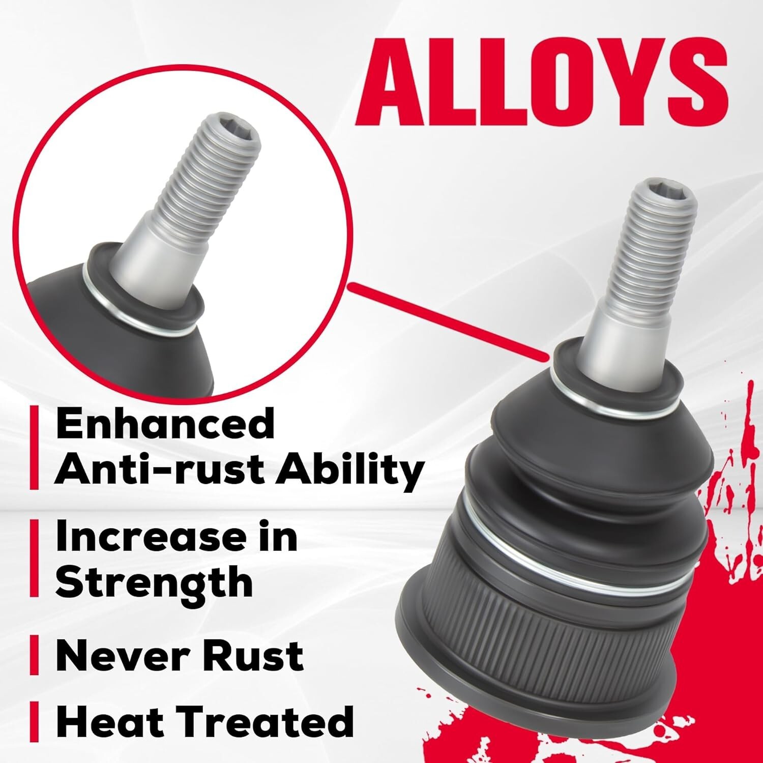 Front Upper Control Arms For 4-6 inch Lift Chevy Silverado GMC Sierra 1500 07-18