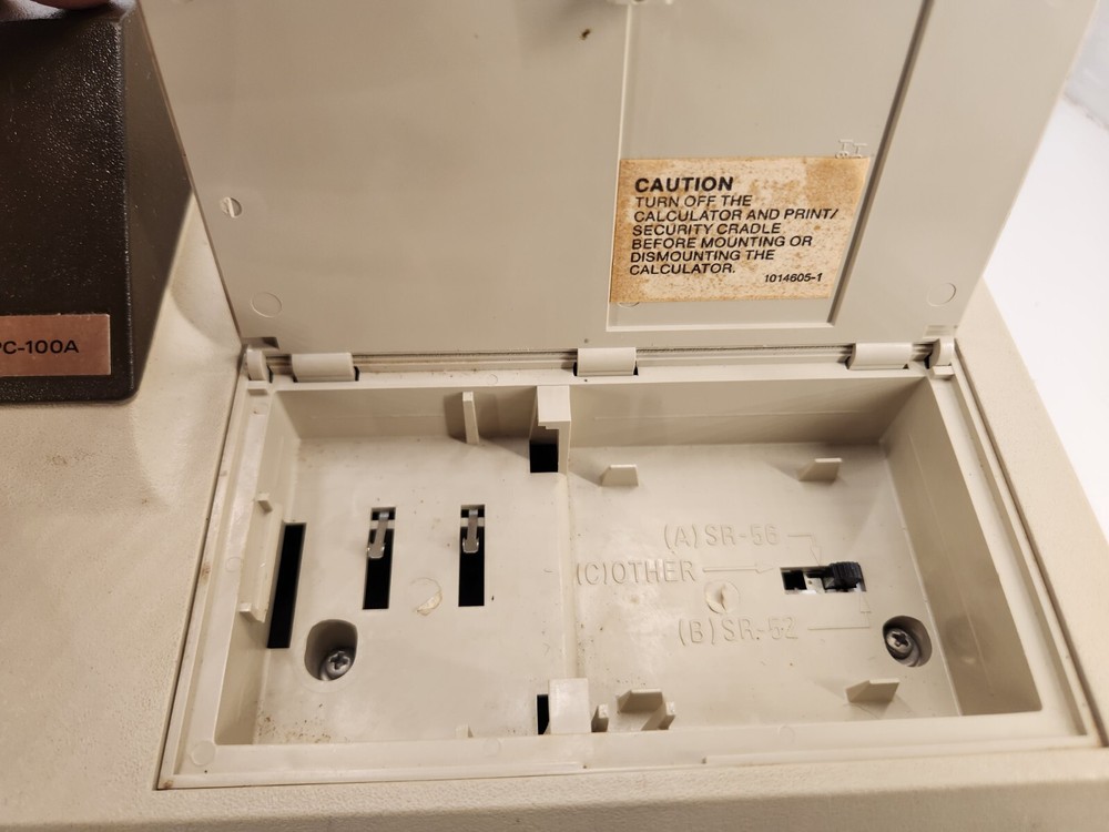 Texas Instruments TI Programmable 59 Calculator PC-100A No Power Cord UNTESTED