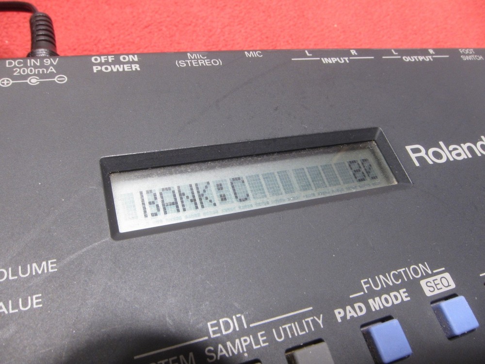 Roland MS-1 Compact Digital Sampler Looper MS1 MIJ Tested w/ power supply