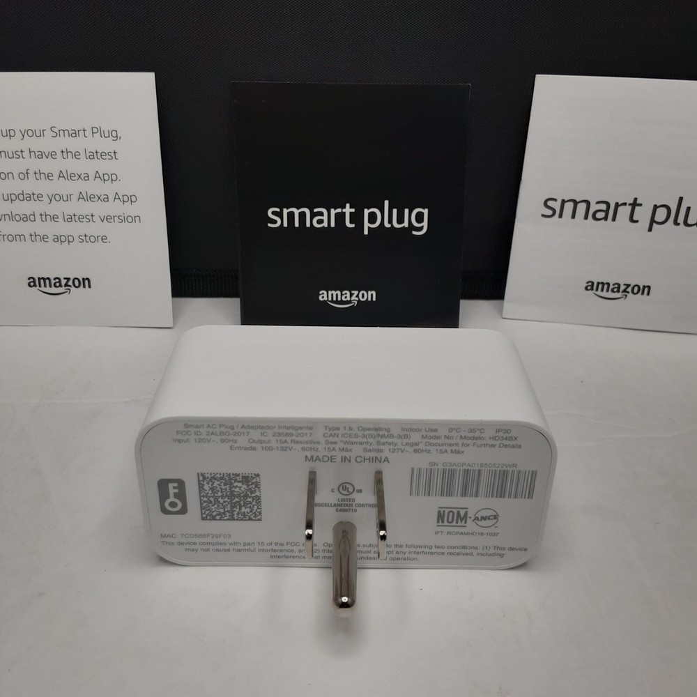 Amazon Smart Plug Alexa in White