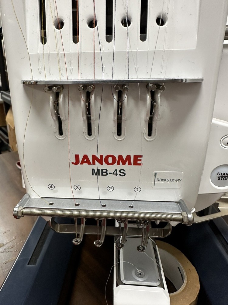 janine mb 4s four needle embroidery machine