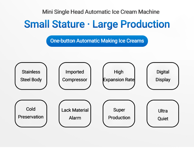 Automatic Fruit Yogurt Soft Ice Cream Machine Ice Cream Making Machine 1 Flavor
