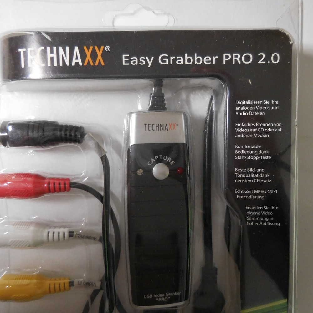 Converter Driver Video Capture USB TECHNAXX EASY GRABBER PRO 2.0 N5657