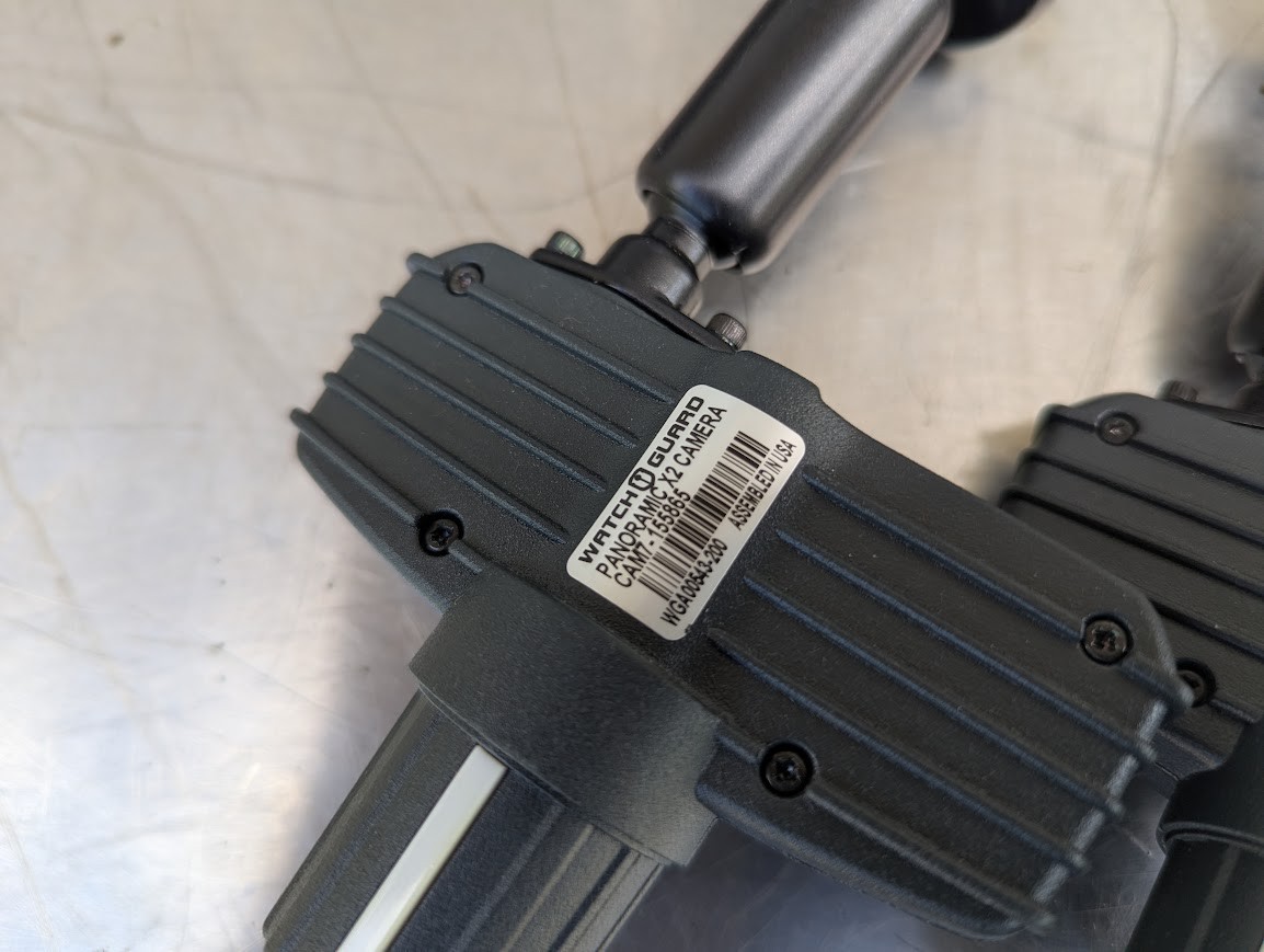 Watch Guard 4RE HD DVR, (2) Panoramic Cameras Microphone