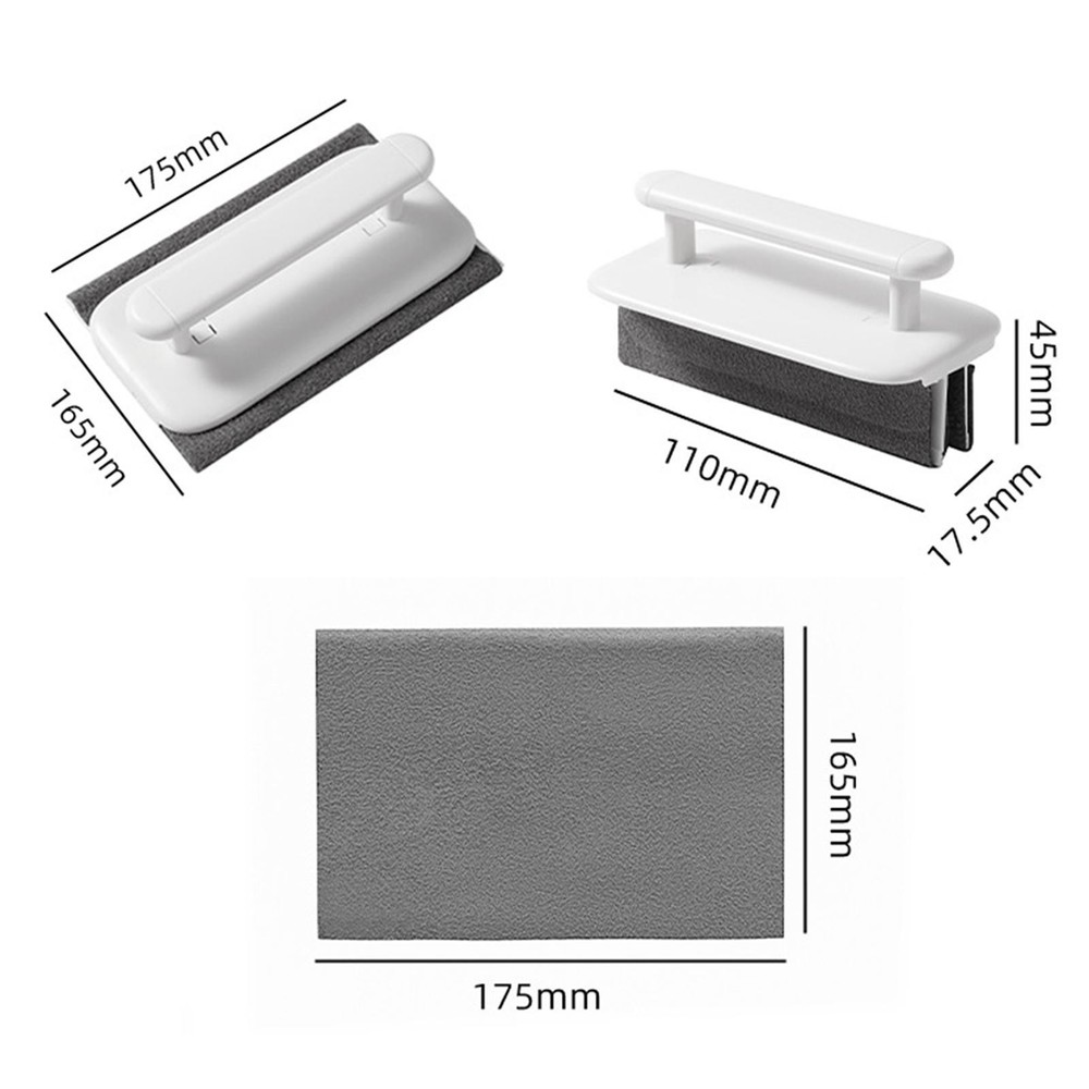 Window Washing Brush Groove Cleaning Tool Foldable Multifunctional Handheld