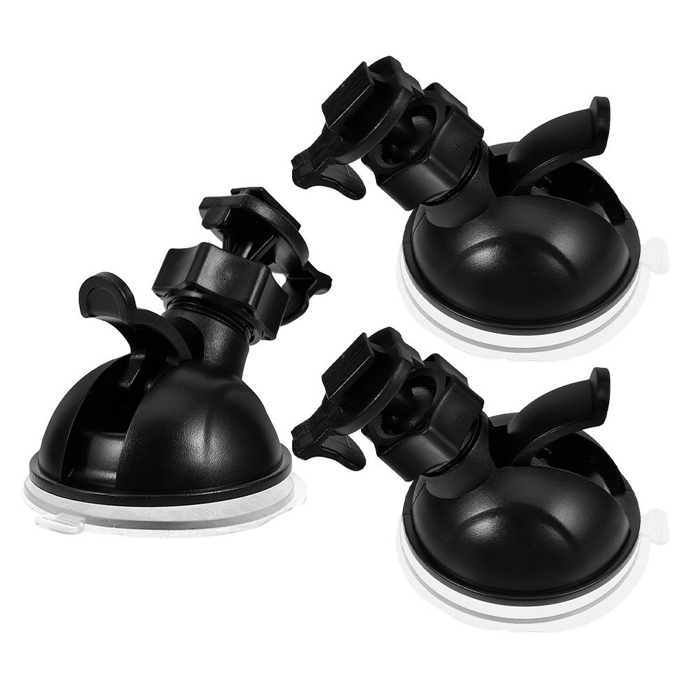3 Pcs Ring Mount Car Suction Cup Camera Holder for Adhesive Dash