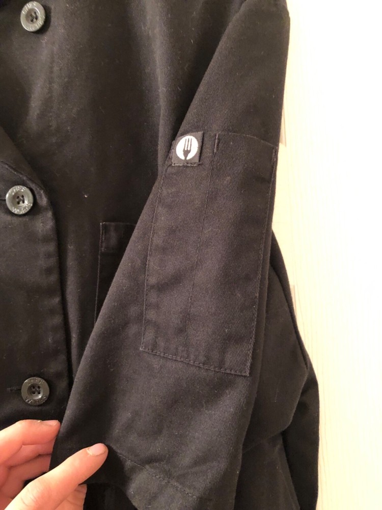 ChefWorks Short Sleeve Chef Coat (Large)