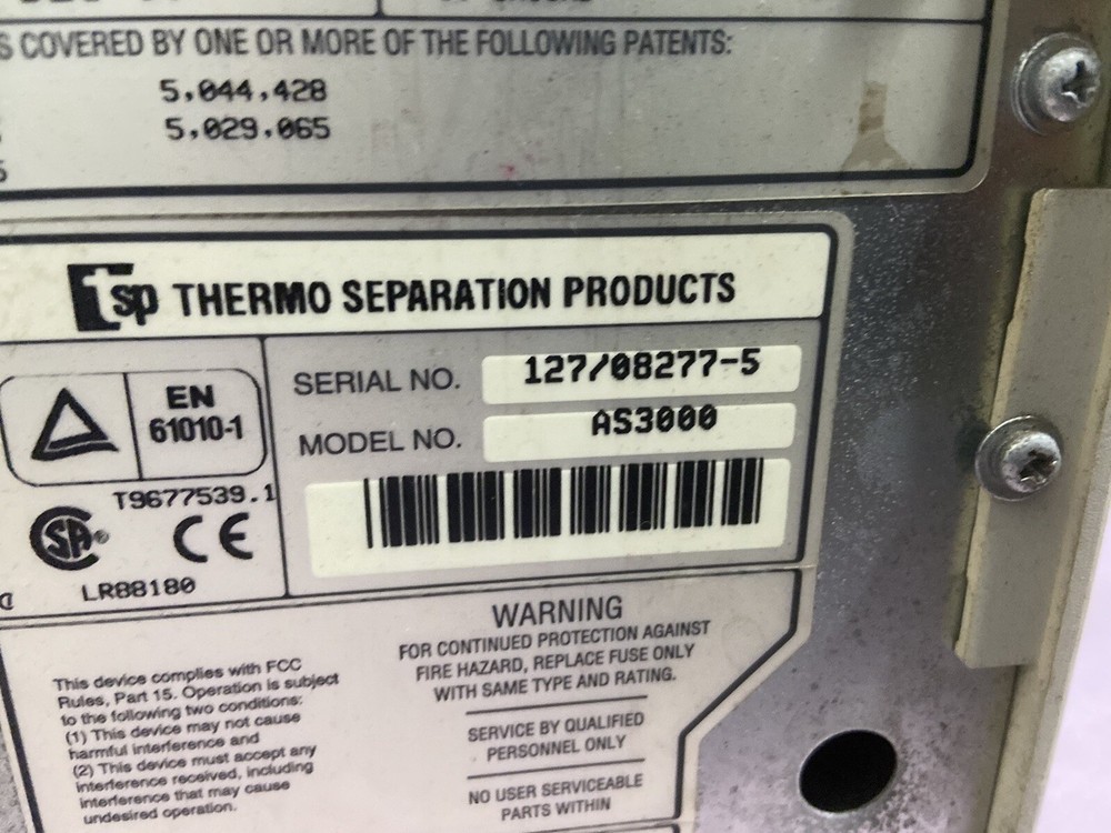 Thermal Separation Products sampler, model AS3000
