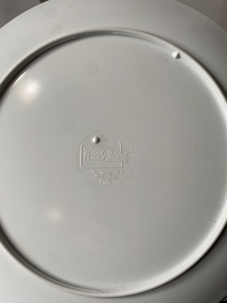 NASA Texas Ware Apollo Space Program 10" Melamine Plate Retro