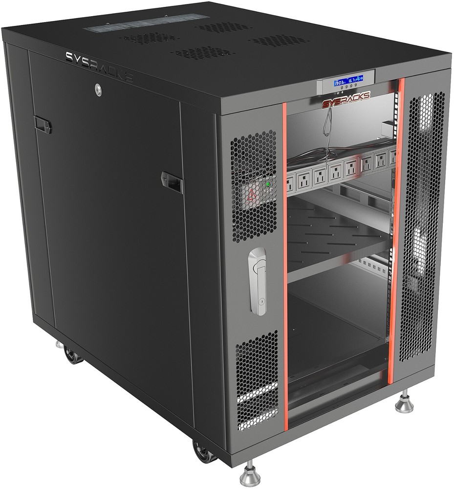 Sysracks 18U 39'' Deep IT Network Data Server Rack Cabinet