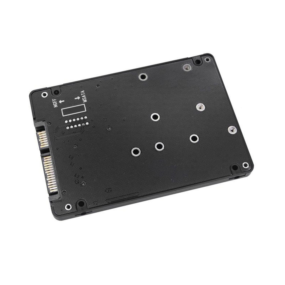1PCS Input 3.3V, max current 3A MSATA/M.2 NGFF to SATA III Adapter Card