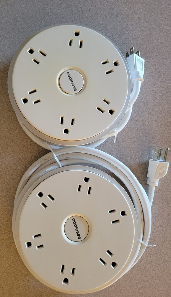 Round Power Strip - 6 Outlets