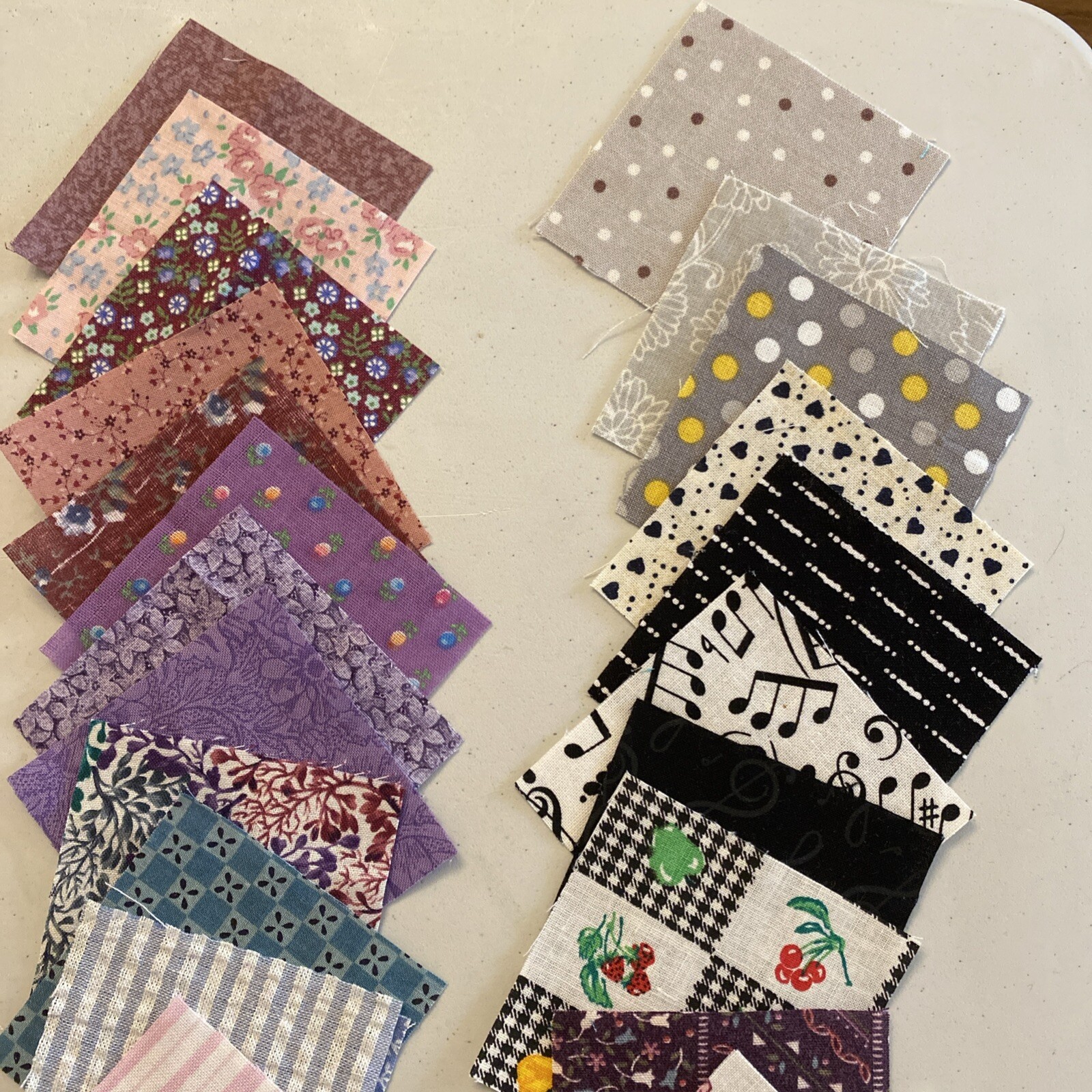 150 2.5 INCH (2.5” X 2.5”) QUILT SQUARES - Cotton Fabric Crafts Sew