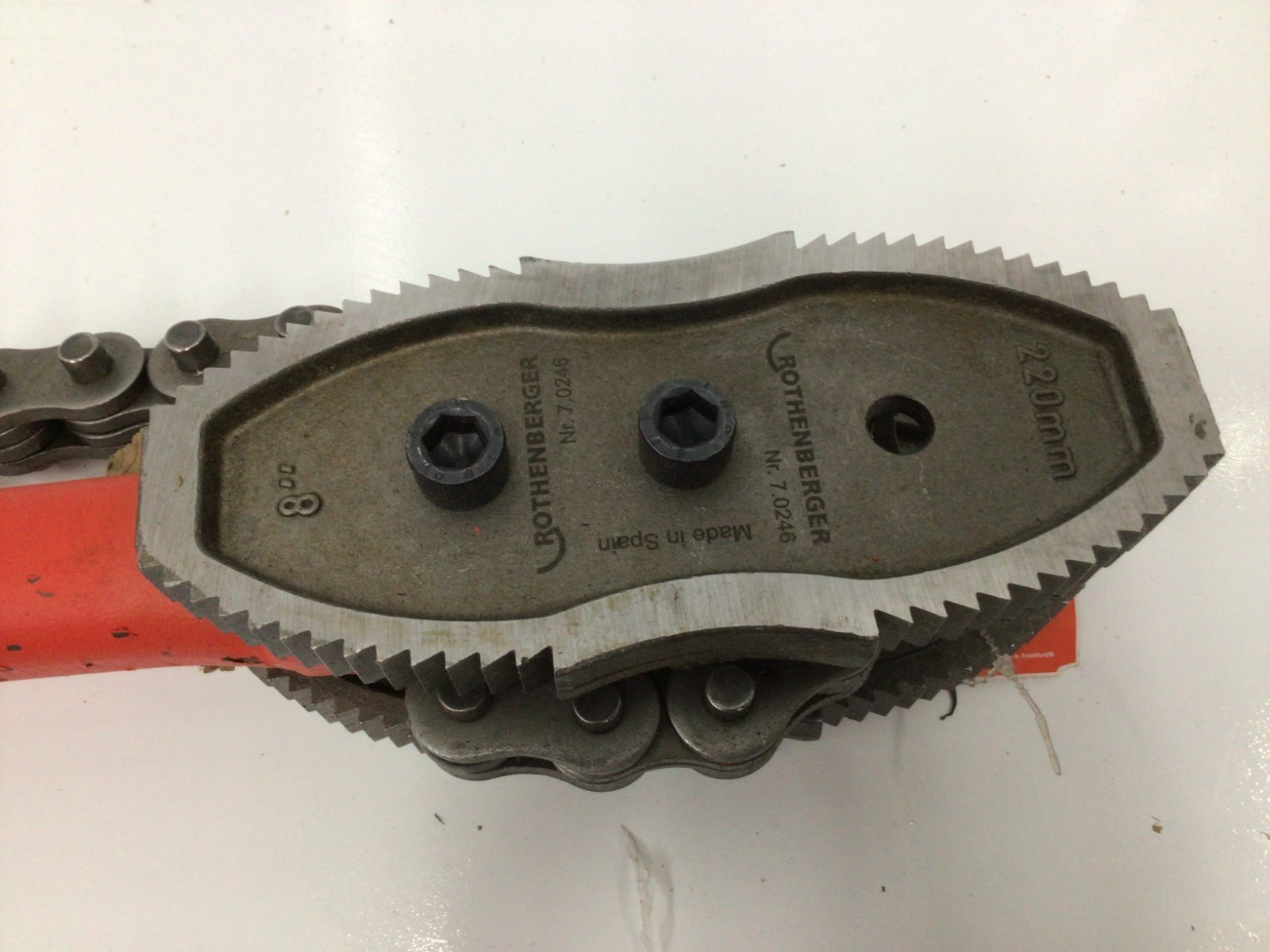 Rothenberger 70246 Chain Pipe Wrench, 48" Overall Length