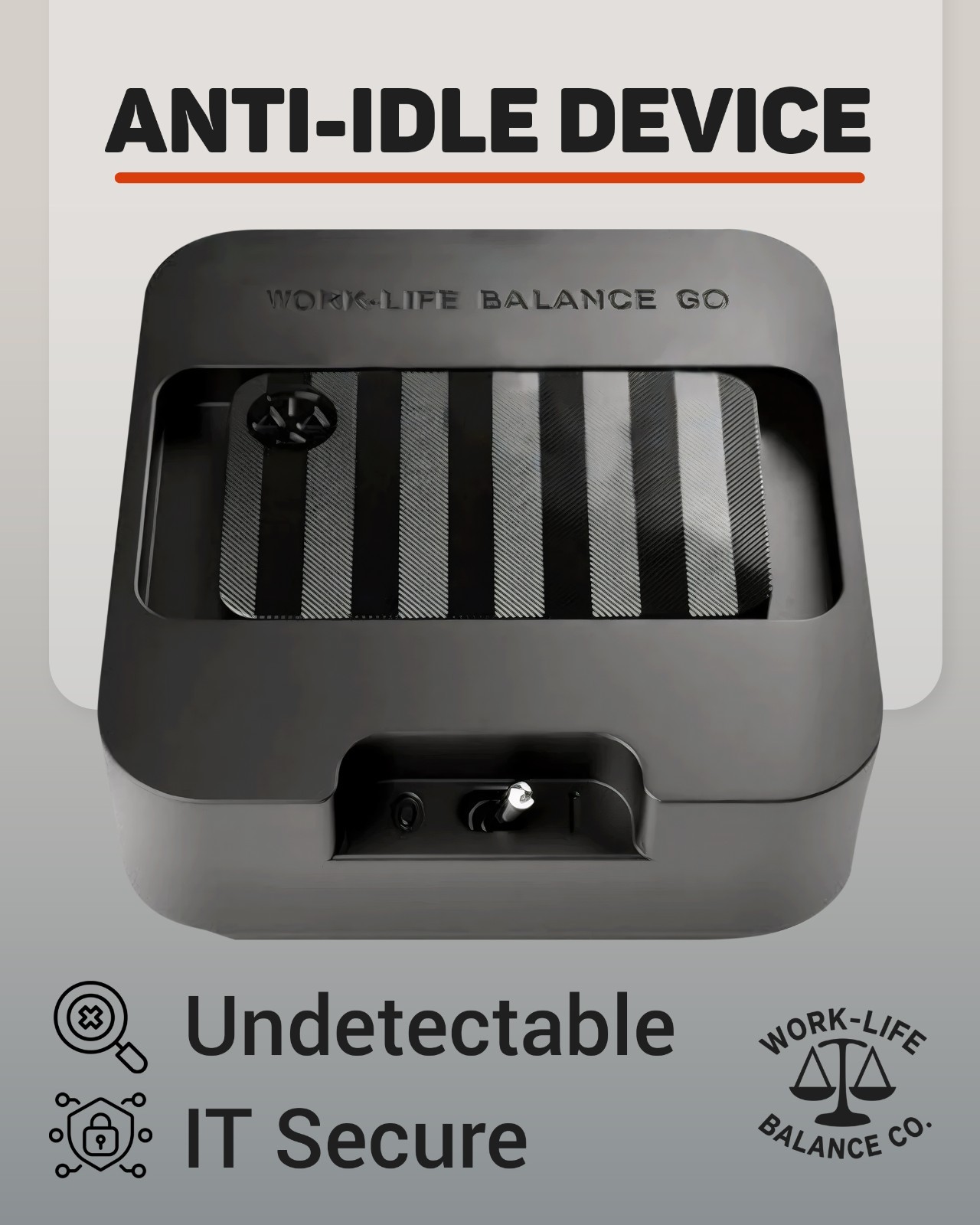 Mechanical Mouse Jiggler, Undetectable Device, Cordless Mouse Mover, Randomized