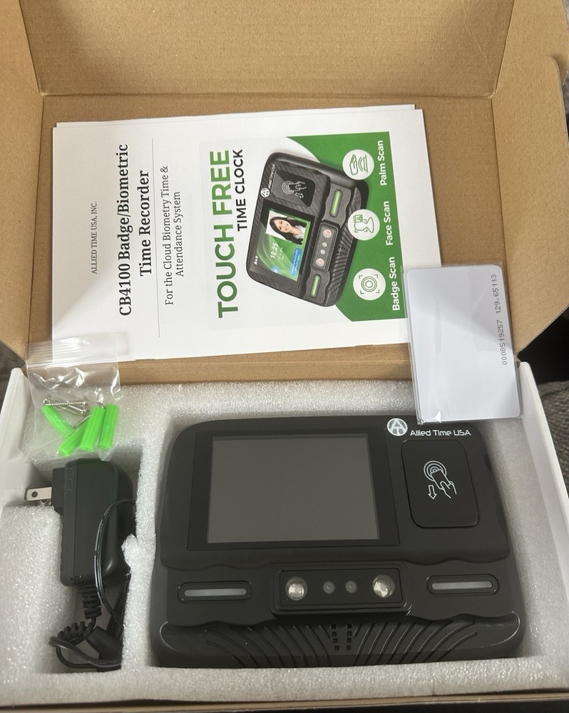 Biometric Time Clock for Employees Attendance - Subscription Clock in Machine