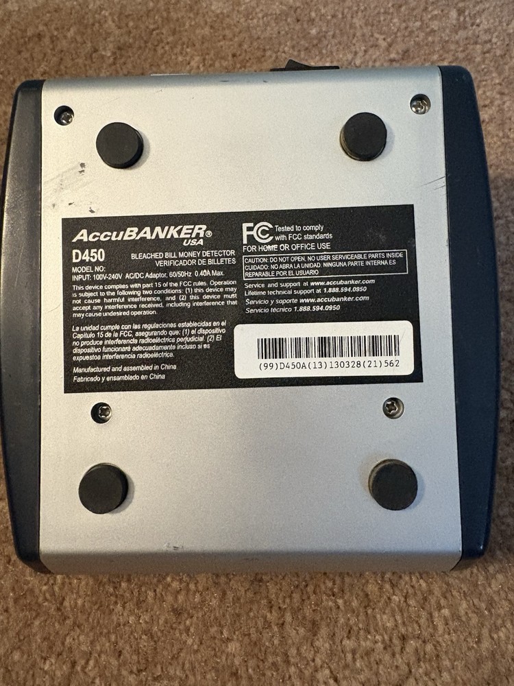 AccuBANKER D450 Bleached Bills Auto Detector -