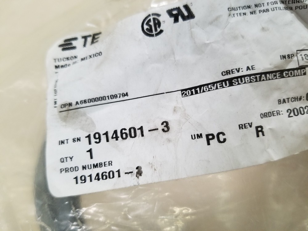 TE CONNECTIVITY EXTENSION CABLE, 50MM ROLLER, 1914601-3