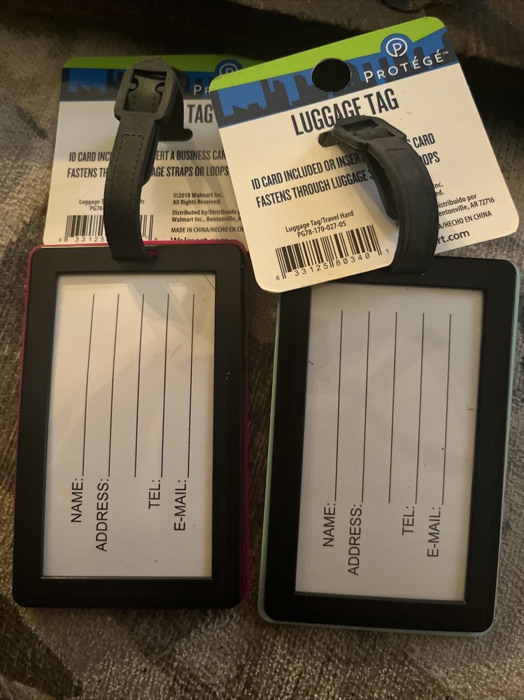 Two Protege Luggage Tags