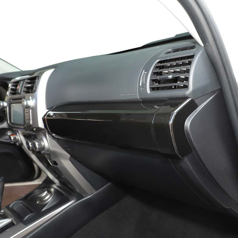 Center Console Co-Pilot Dashboard Passenger Cover Trim for 4Runner 2010+ Black