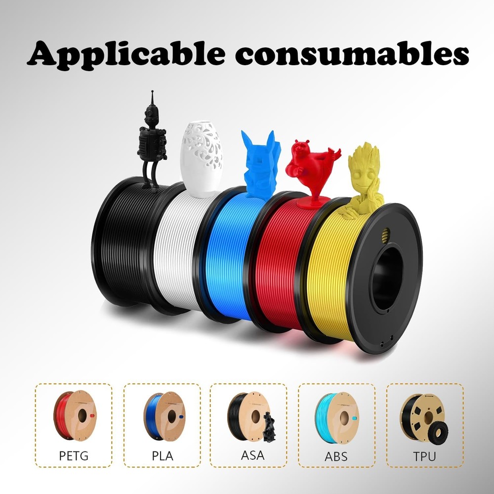 Silicone Sleeve Set for Flashforge AD5X 3D Printer Extruder and Hotend