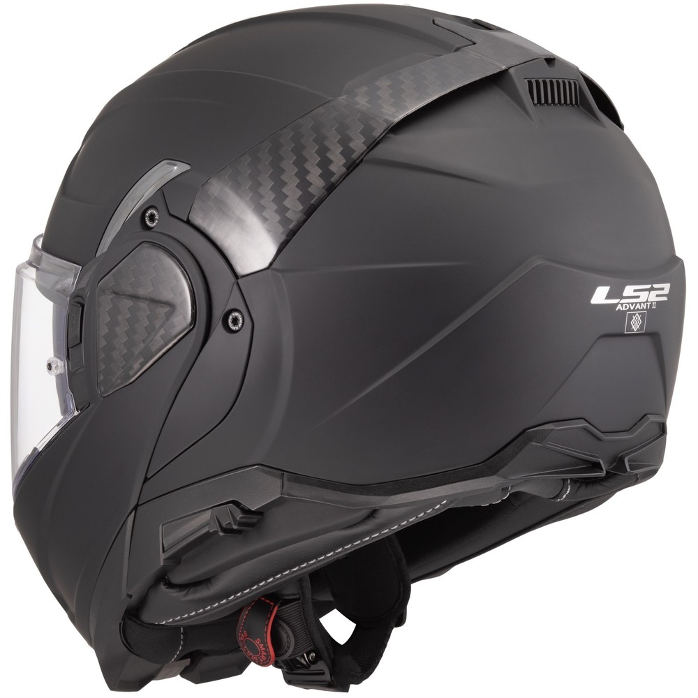 Advant II Solid Modular Motorcycle Helmet w/ SunShield Matte Black 2XL