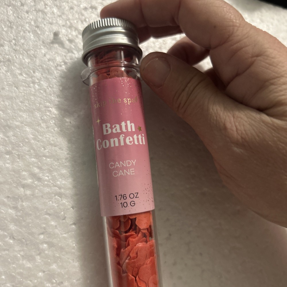 Bath Confetti , Skip The Spa, Candy Cane, Box 1