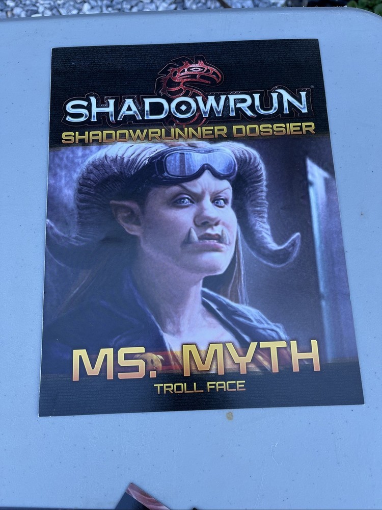 Shadowrun Characters Sheet, Quick Start Rules & Misc