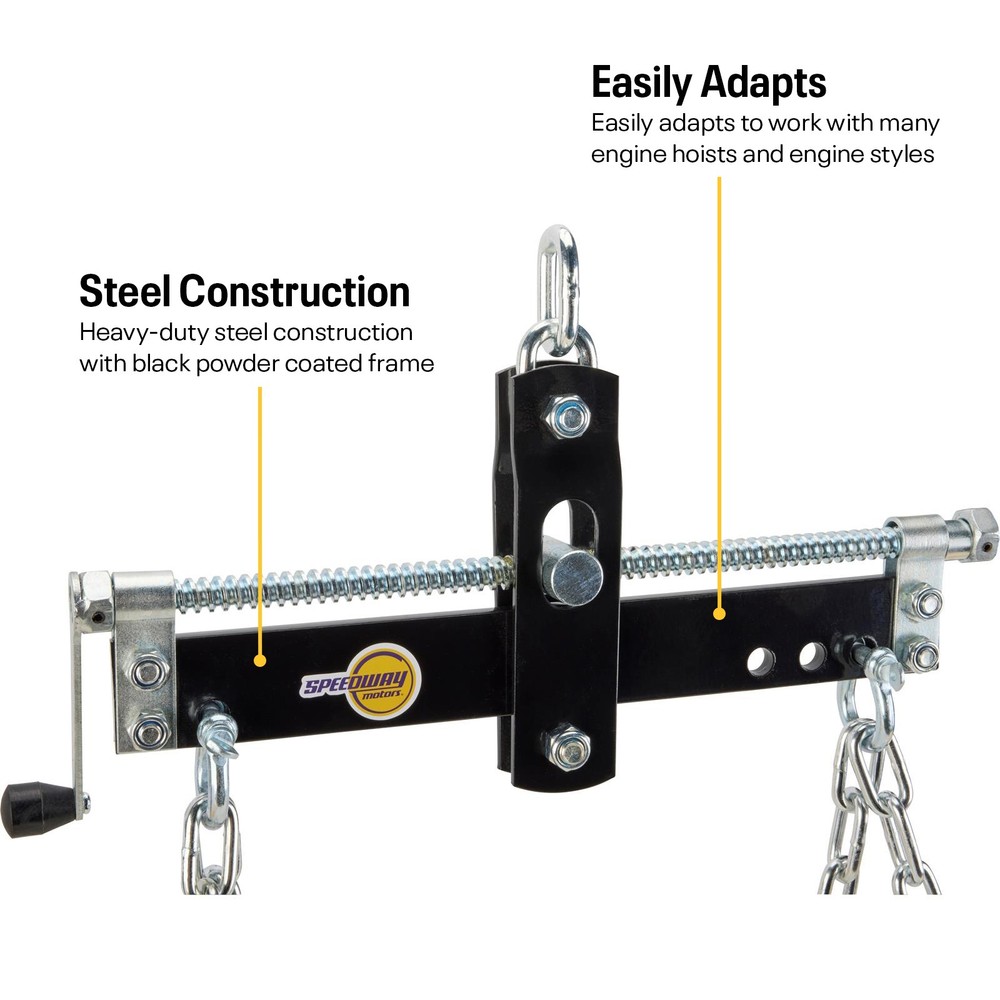 Adjustable Tilt Four-Point Chain Mount Engine Leveler, 1500 Lb.