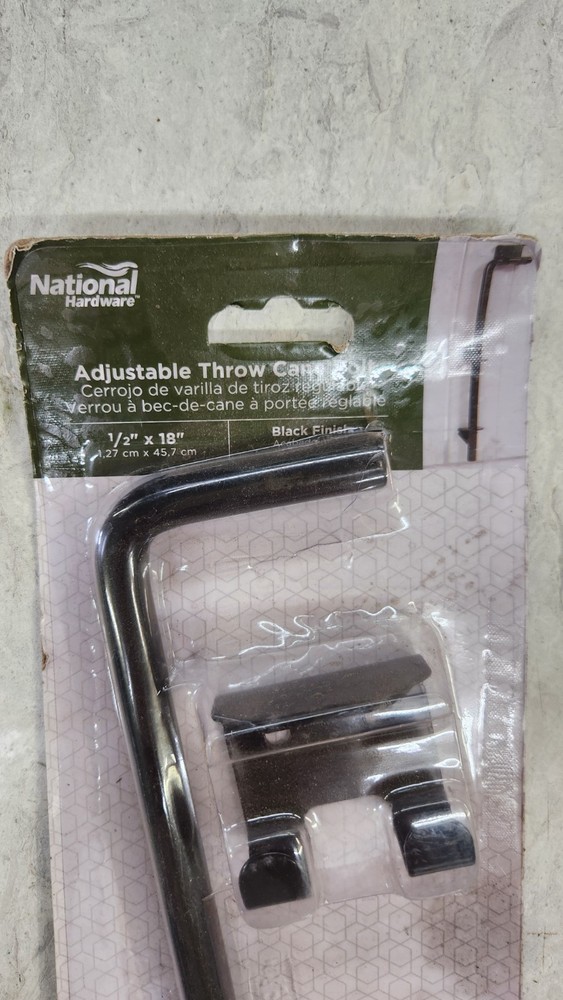 National Hardware Adjustable Throw Can Bolt