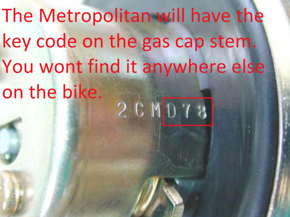 Honda Metropolitan Metro Replacement Key Cut by Code C00-C99 D00-D99