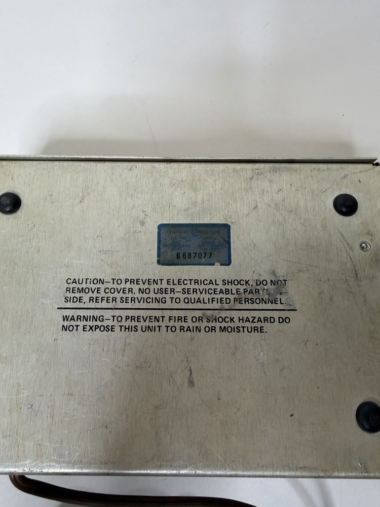 Bose Model 800 Active Equalizer Vintage Preamp Powers On As-Is