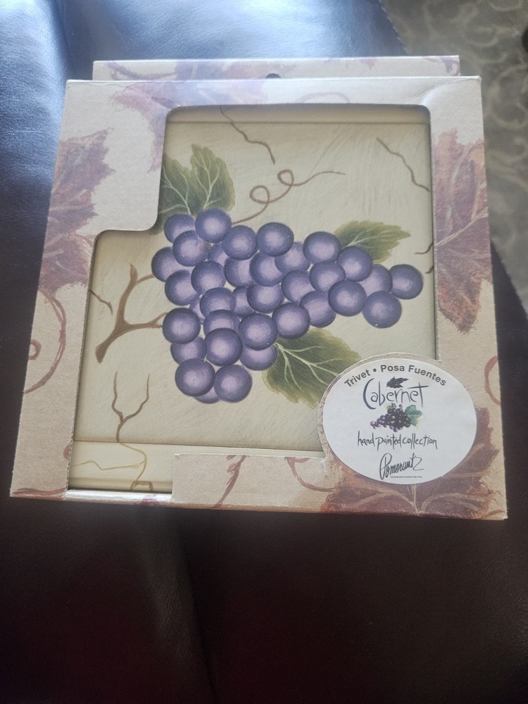 Julie Pomerantz Grape Trivet