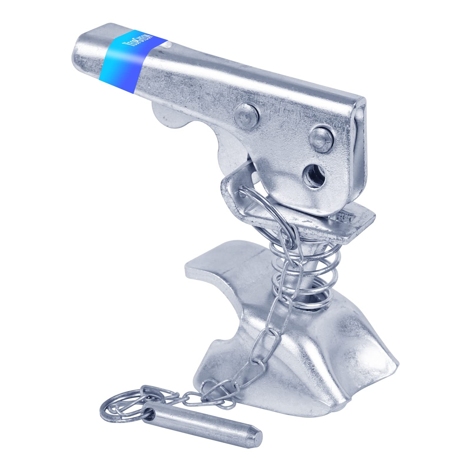 Trailer Coupler Latch with Chain Fits 2'' 5000Lbs