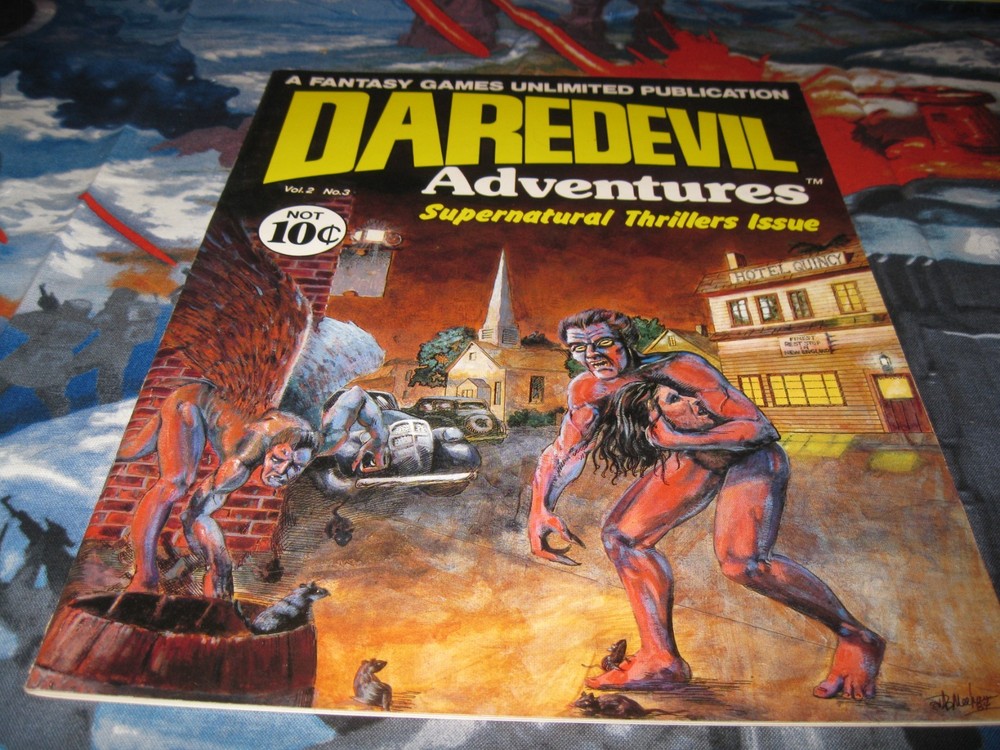 Daredevils RPG by FGU. Boxed Set plus Adventures