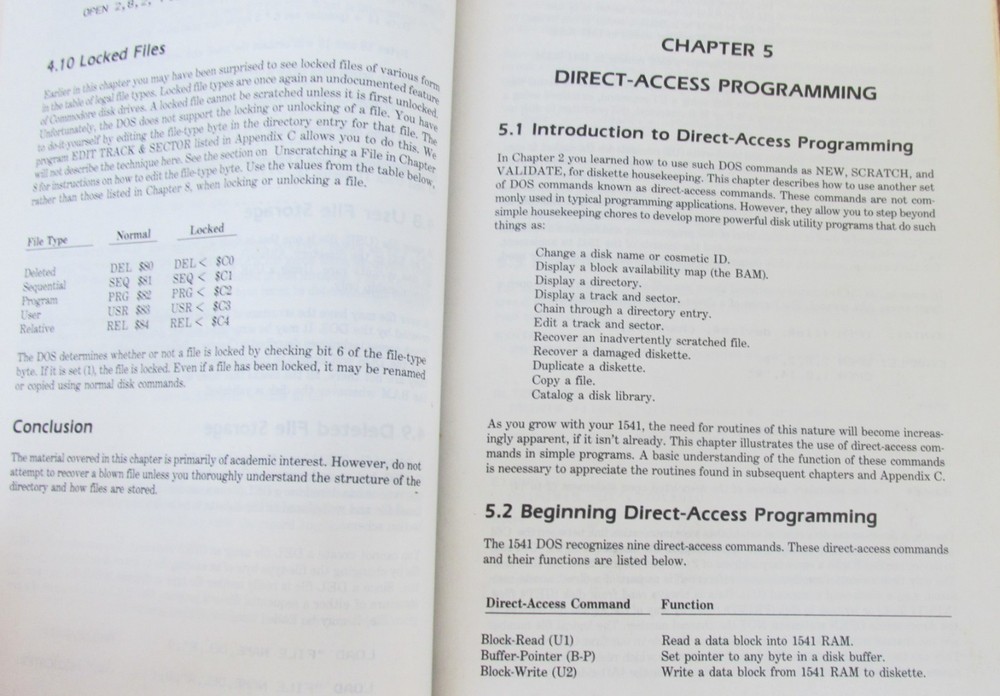 Inside Commodore DOS and Commodore 128/128D System Guide 2 Books