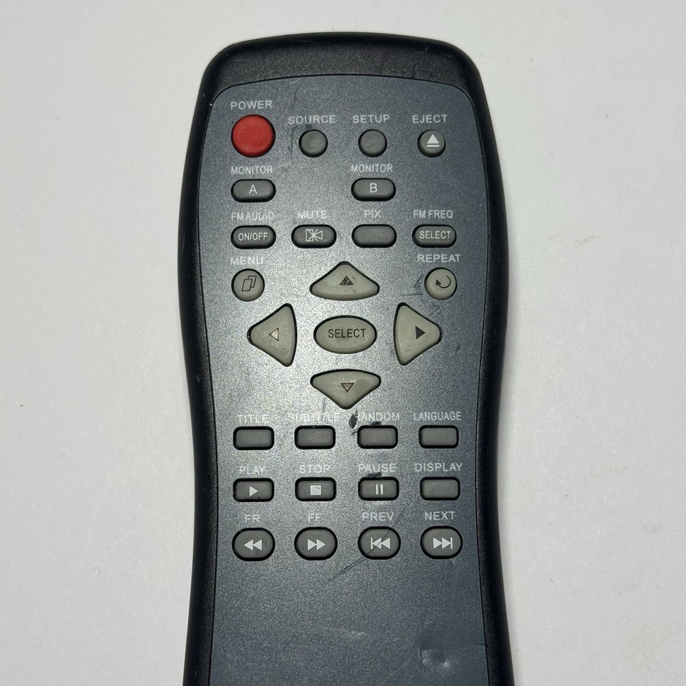 DVD Player Remote Control ACDelco Model 23422292 Used Untested