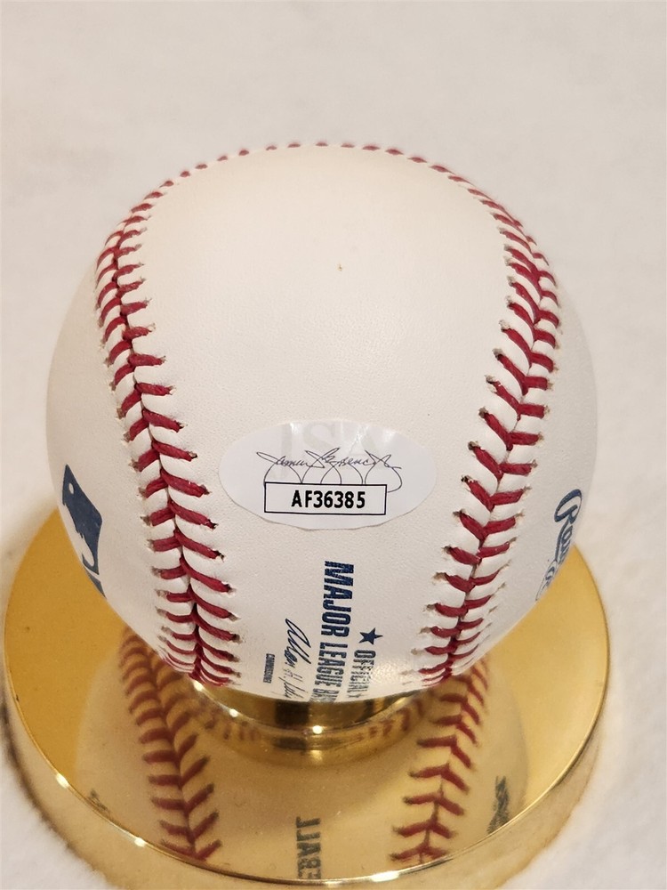 YASMANY TOMAS signed OML baseball JSA COA DIAMONDBACKS