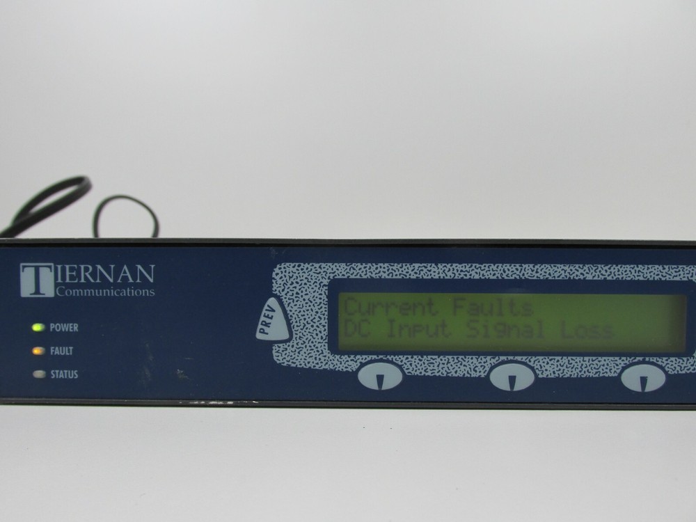 Tiernan TDR 60 IRD MPEG2-DVB receiver decoder TDR60